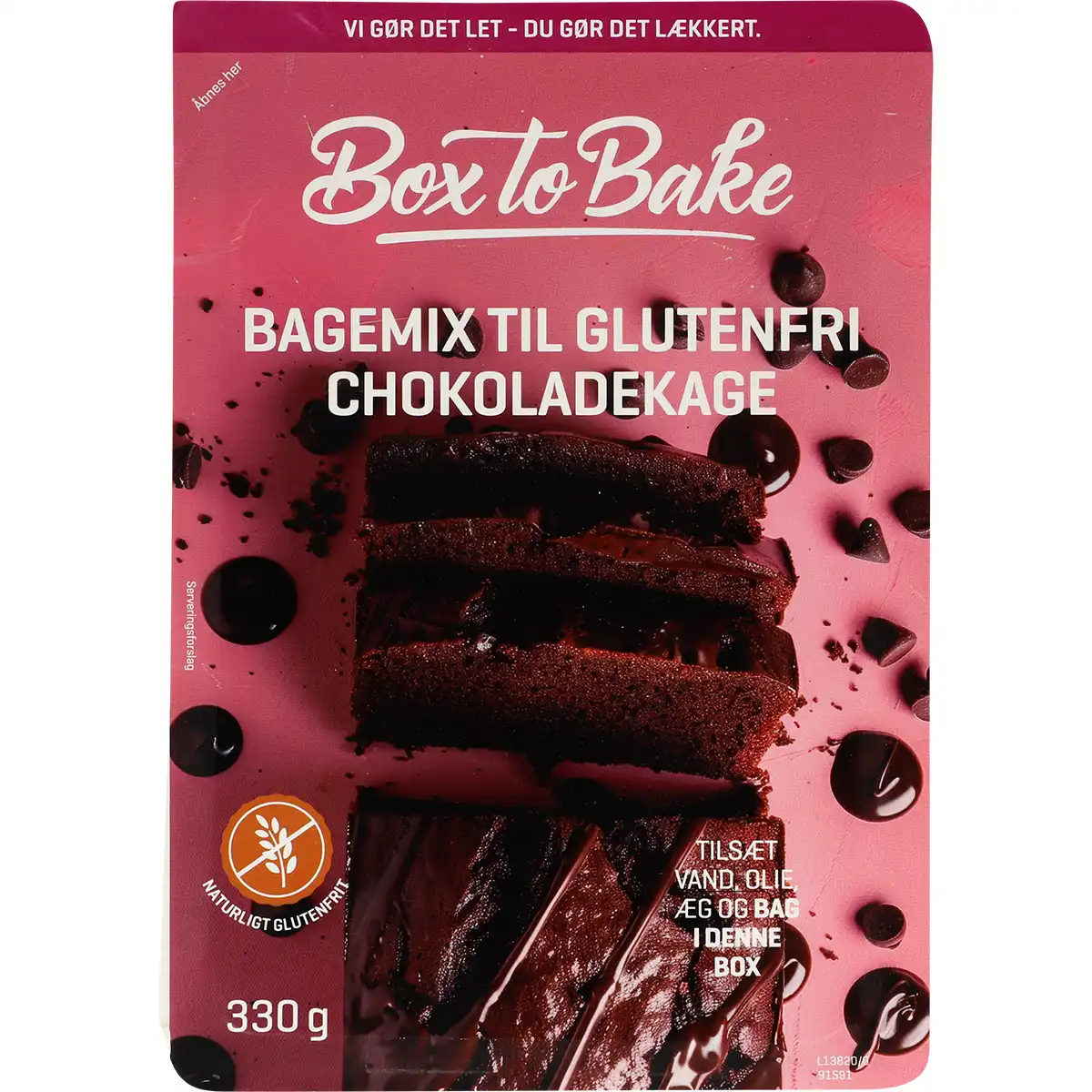 Glutenfri Chokoladekage 13820