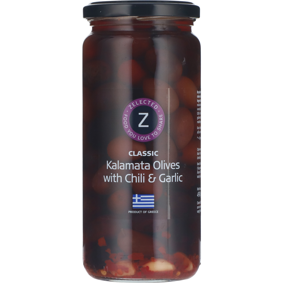 Kalamata med chili og hvidløg (2)