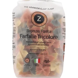 Bronze Pasta Farfalle Tricolore