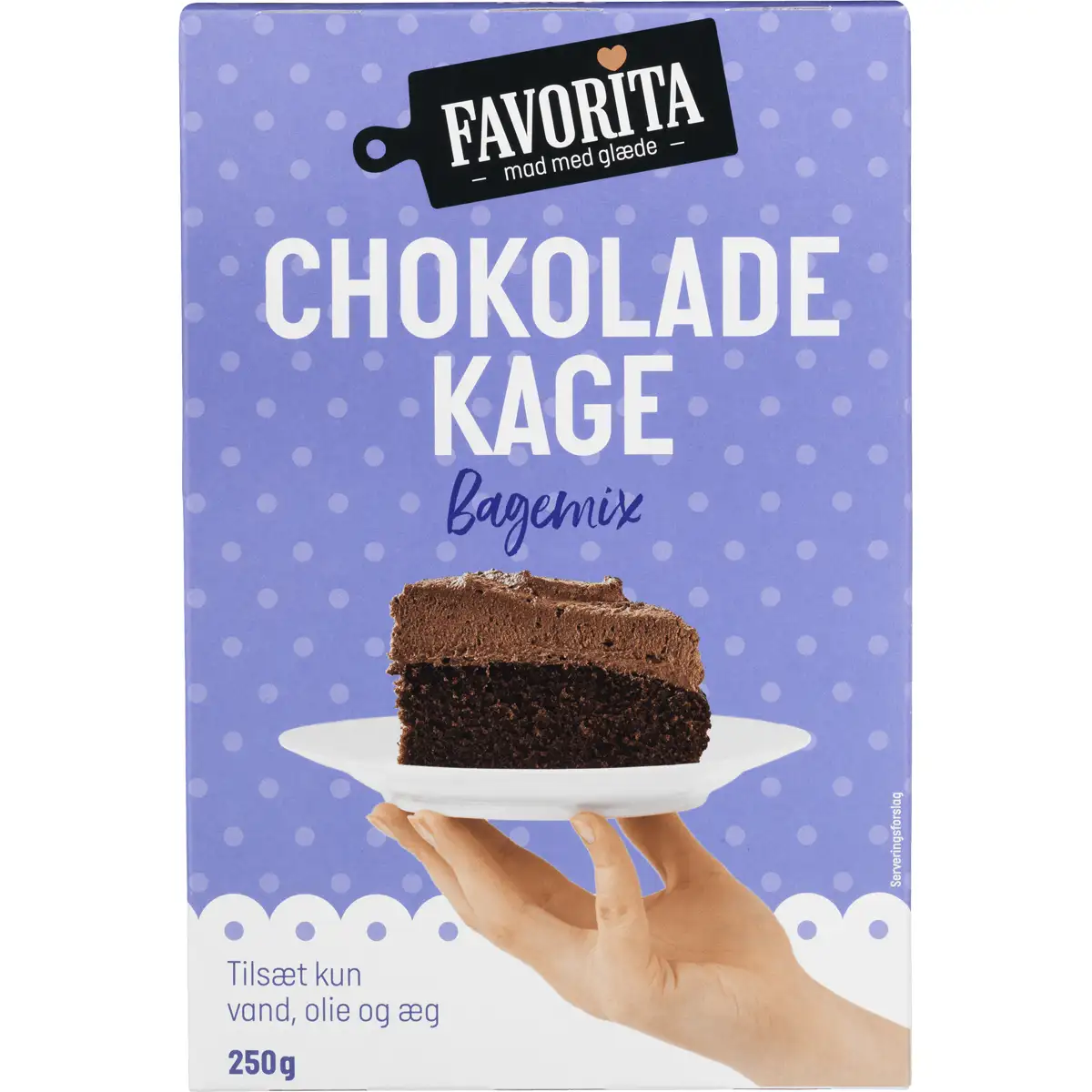 Chokoladekage bagemix