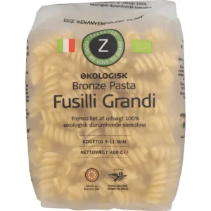 Økologisk Bronze Pasta Fusilli Grandi