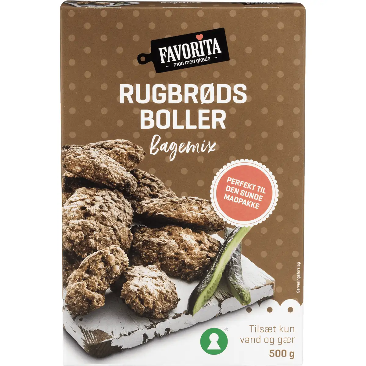 Rugbrødsboller bagemix