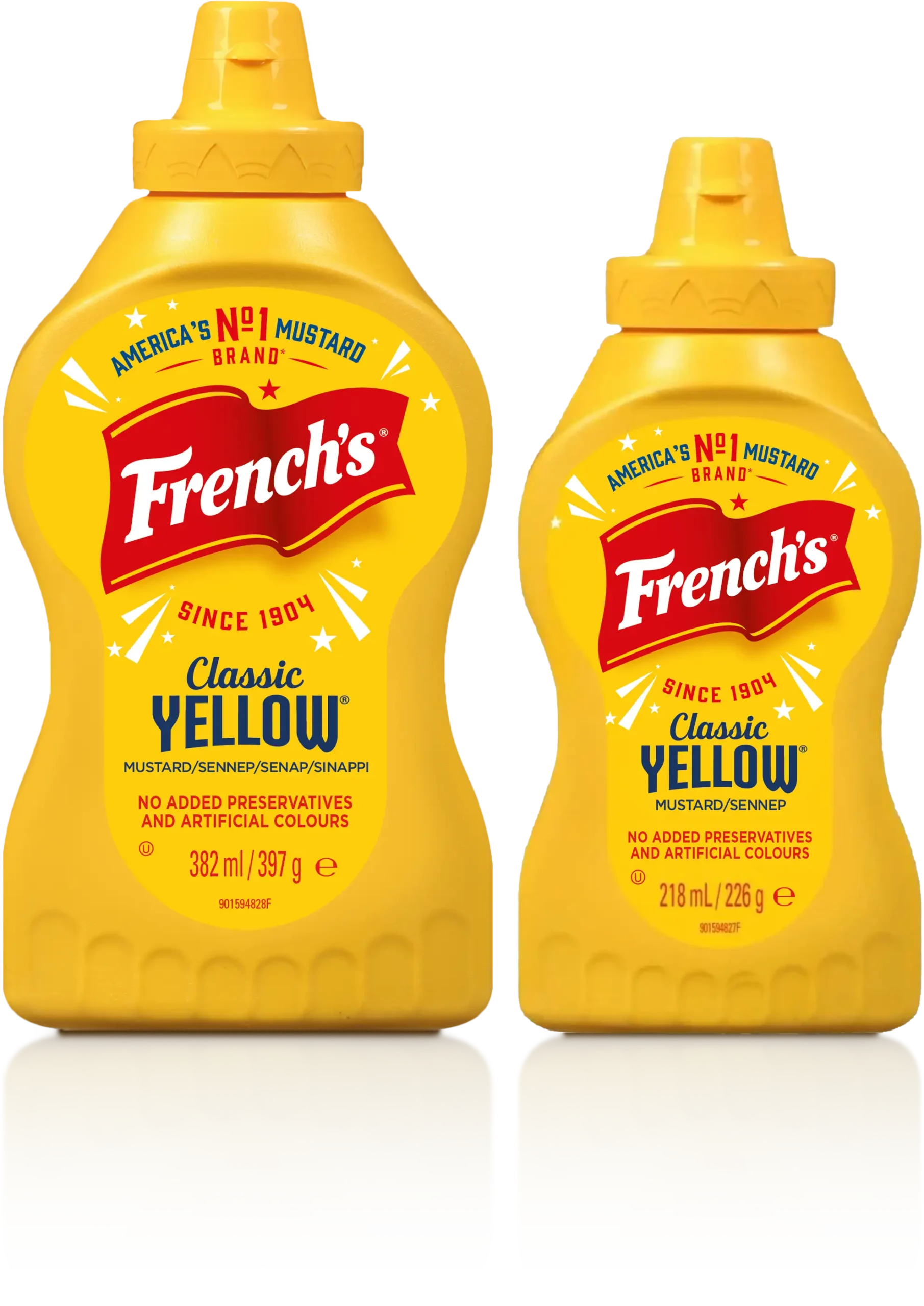 French's Classic Yellow mustard x2