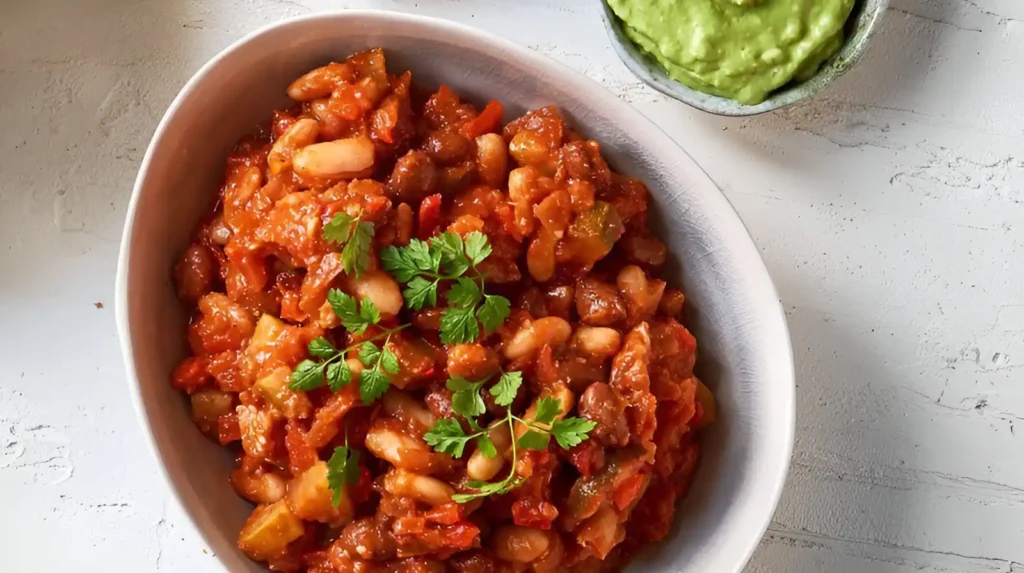 Chili sin Carne med Guacamole