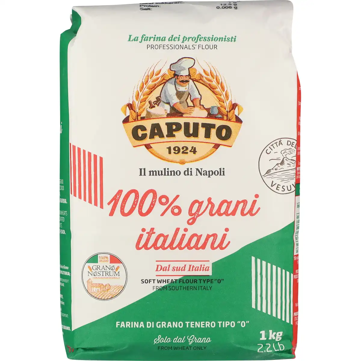 Caputo Farina 100% Grani Italiani tipo 0 mel 11429
