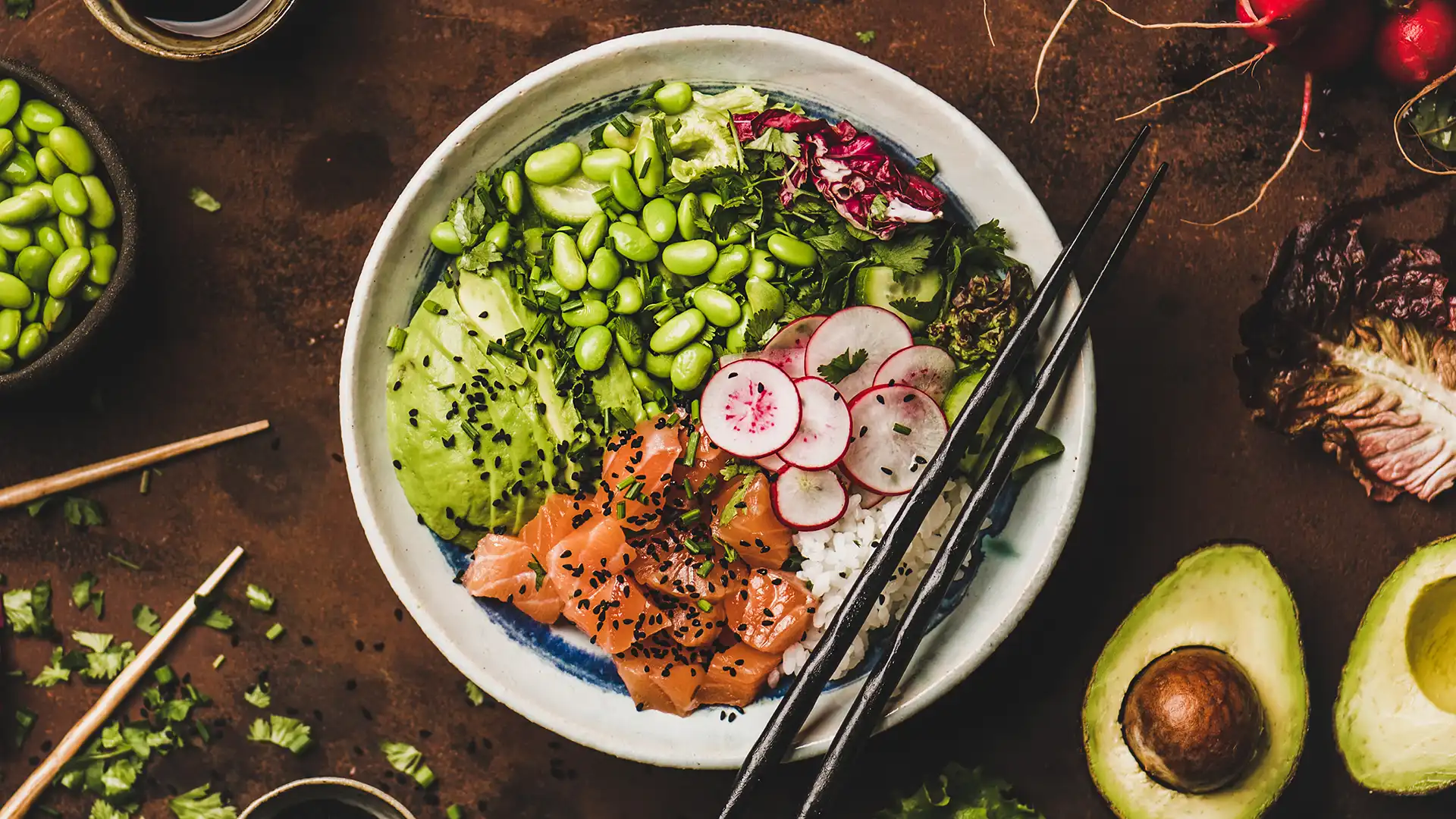 Sushi Bowl med Laks
