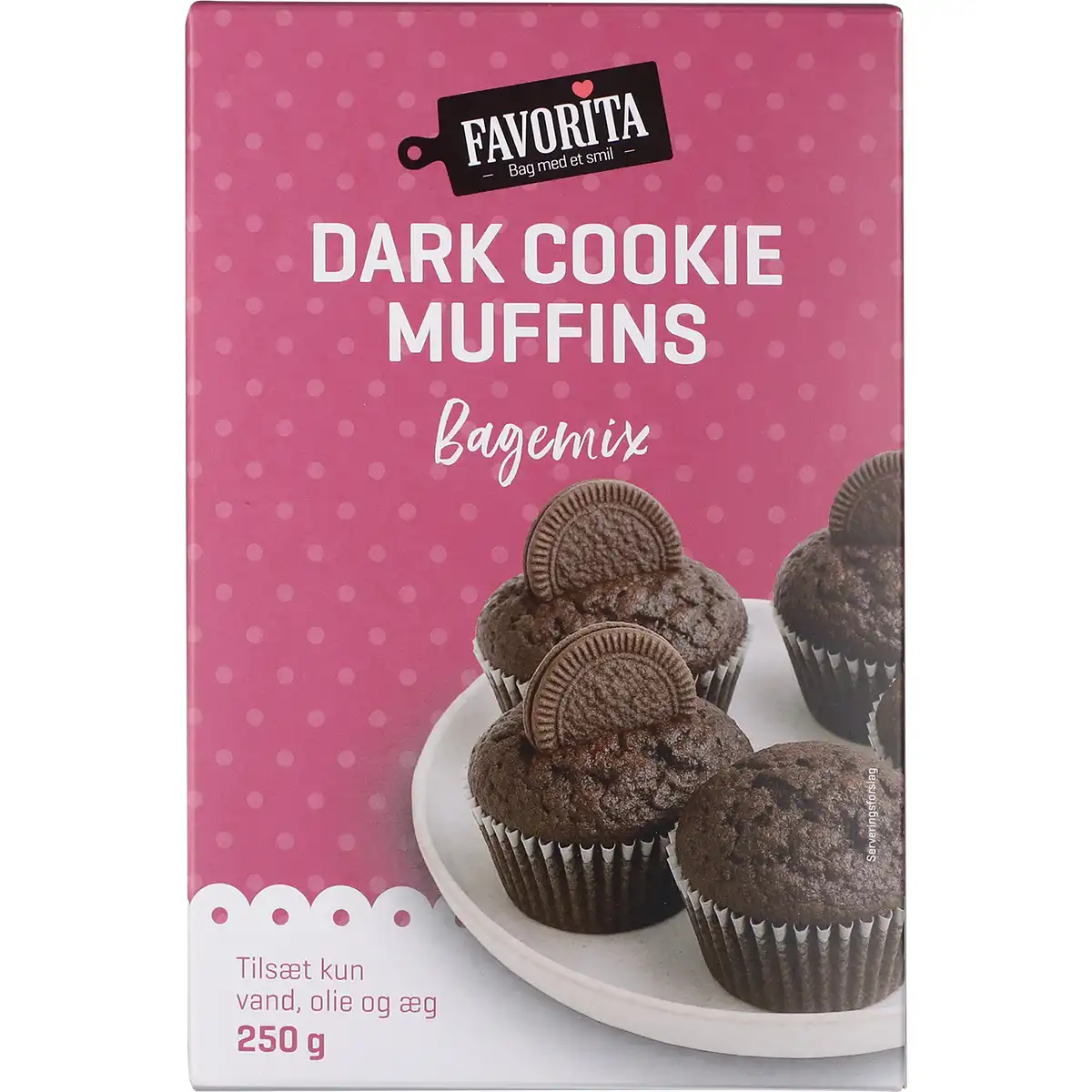 Favorita Dark Cookie Muffins 17741